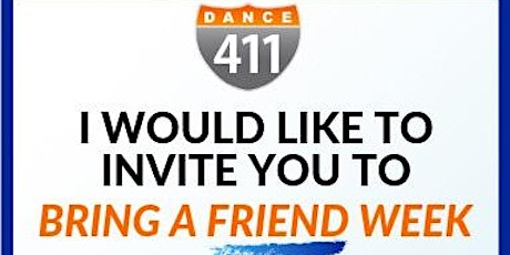 Dance 411: Bring-A-Friend Week Fall 2019 primary image