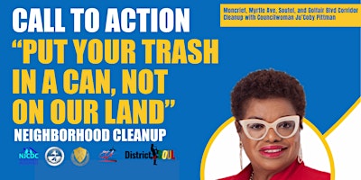 2nd Annual Cleanup with CM Ju'Coby Pittman primary image
