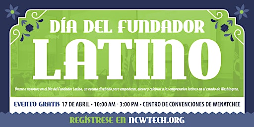 Imagem principal do evento Día del Fundador Latino / Latino Founder Day