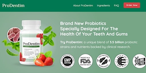 Primaire afbeelding van ProDentim  Reviews Scam (User Warning!) Critical Report On Ingredients And Side Effects!