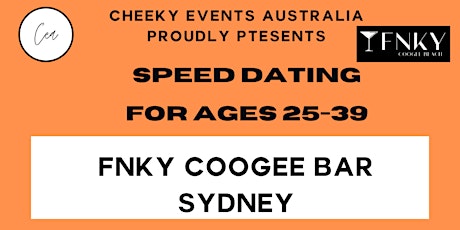 Sydney speed dating for ages 25-39s in Coogee by Cheeky Events Australia