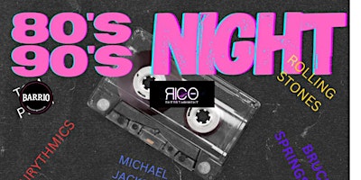 80's - 90's NIGHT primary image