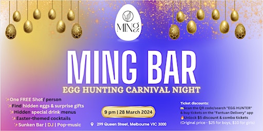 Ming Bar | Easter Egg Hunting Carnival Night primary image