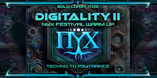 Imagem principal do evento Digitality 2: NYX Festival Warm Up