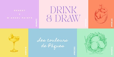 Immagine principale di Drink & Draw - Les couleurs de Pâques 