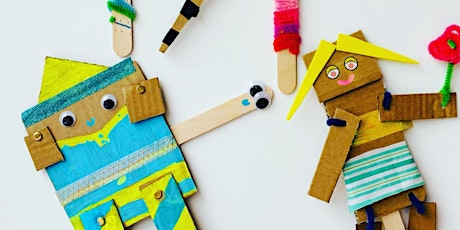 Cardboard Puppets & Mini Puppet Theatre