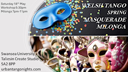 Welsh Tango FREE Tango Workshop and Masquerade Milonga