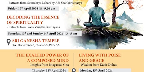 Spiritual Talks by Nilooferji in Adelaide “ The Alchemy of Auspiciousness- Insights from Vedas”