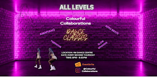 Afrobeats Dance Class (Package Deal) primary image