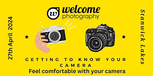 Imagem principal do evento Getting to know your Camera