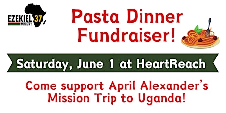 April Alexander's Pasta Dinner Fundraiser!