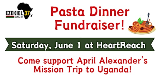 April Alexander's Pasta Dinner Fundraiser! primary image