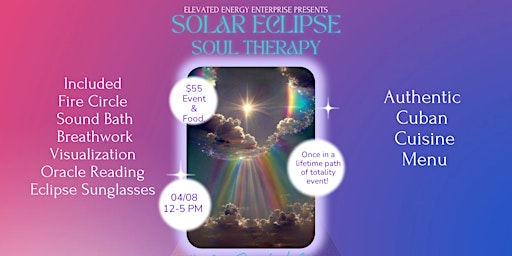 Primaire afbeelding van Solar Eclipse Soul Therapy Watch Party