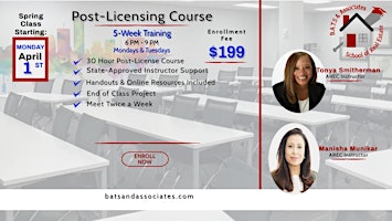 Alabama Real Estate Sales Agent Post- License Course primary image