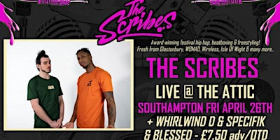 Imagem principal do evento The Scribes Live in Southampton