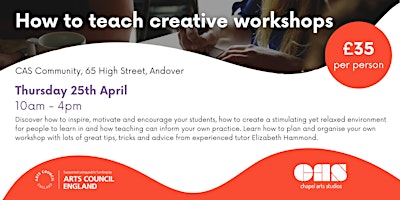 Image principale de How to teach creative workshops