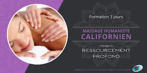 Formation massage CALIFORNIEN HUMANISTE primary image