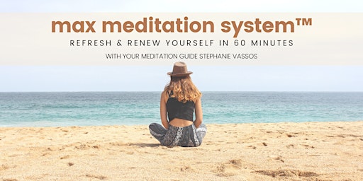 Hauptbild für Tranquil Tuesdays - MAX Meditation System™ with Jeannie!