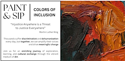 Imagem principal de Colors of Inclusion - Paint and Sip Fundraising