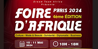 Hauptbild für Foire d'Afrique Paris Édition IV