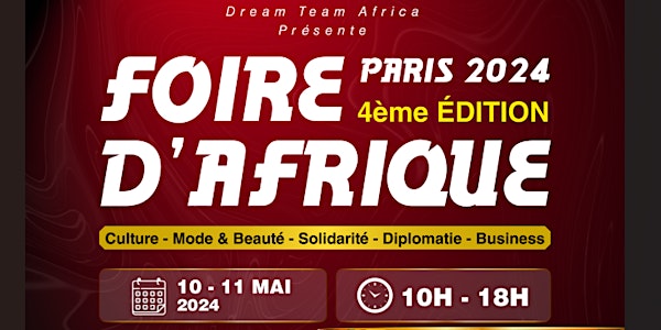 Foire d'Afrique Paris Édition IV