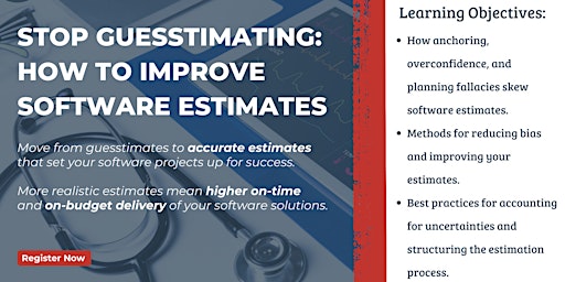 Stop Guesstimating - How to Improve Software Estimates primary image