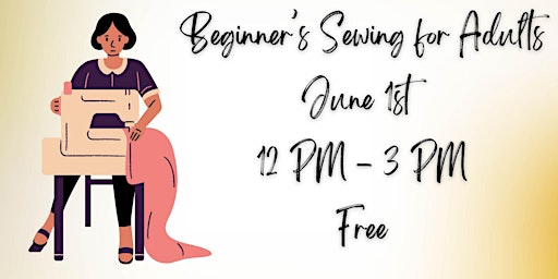 Beginner's Sewing for Adults primary image