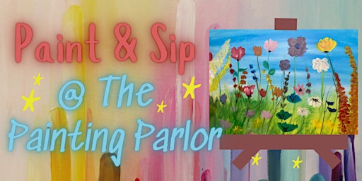 Imagem principal do evento Paint and Sip - Social Art Event  | Relax, Learn, & Create