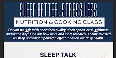 LETS TALK FOOD & SLEEP primary image