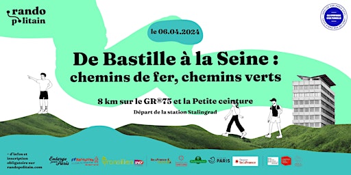 Hauptbild für De la Bastille à la Seine, chemins  de fer, chemins verts