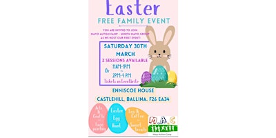 Primaire afbeelding van Easter Egg Hunt for autistic children and their siblings at Enniscoe House