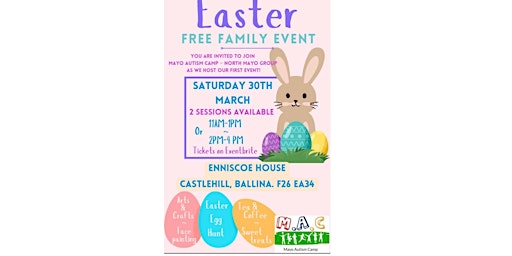 Hauptbild für Easter Egg Hunt for autistic children and their siblings at Enniscoe House