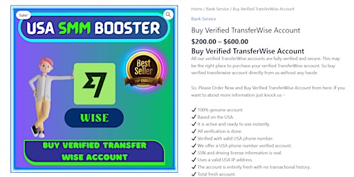 Guide to getting verified Buy Verified TransferWise Account primary image