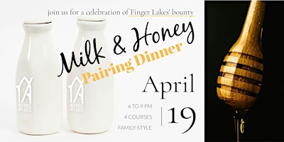 Imagem principal do evento Milk & Honey Pairing Dinner