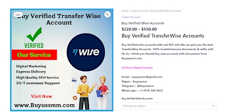 Worldwide Best Places to Buy Verified TransferWise 101