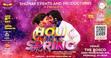 Imagem principal do evento Holi in Spring - The Kick Off (Outdoor & Indoor) at The BOSCO