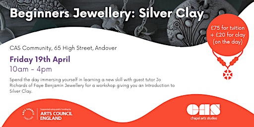 Imagem principal do evento Beginners Jewellery: Silver Clay