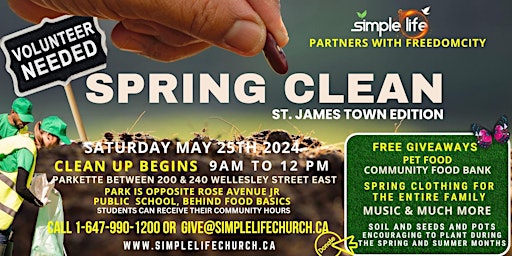 Imagem principal do evento Spring Clean  St James Town Edition