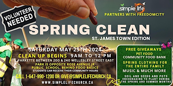Spring Clean  St James Town Edition