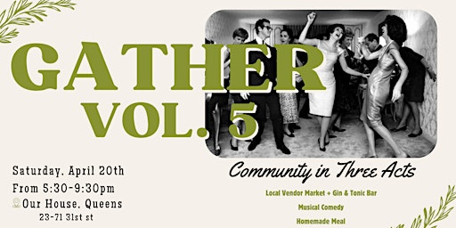 Imagen principal de Gather Vol. 5: Community in Three Acts