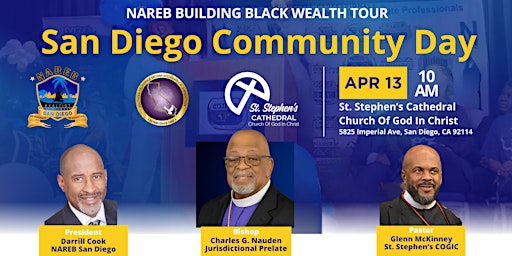 Immagine principale di San Diego REALTIST   Community Day and Black Wealth Tour 