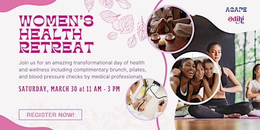 Primaire afbeelding van AGAPE: WOMEN'S HEALTH SERIES, POWER BRUNCH & WELLNESS