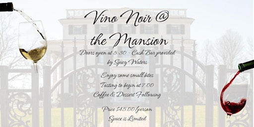 Vino Noir @ The Mansion primary image