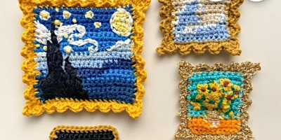 Primaire afbeelding van The Tiny Crocheted Van Gogh Workshop!