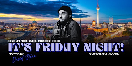 Imagem principal de Live from the Wall Comedy Club - It's Friday Night!!!