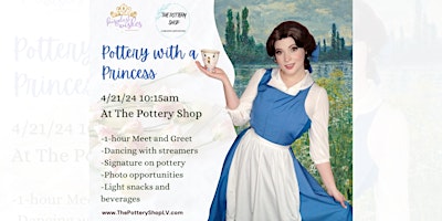 Imagem principal do evento Pottery with a Princess  at The Pottery Shop