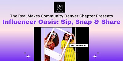 Influence Oasis: Sip, Snap & Share primary image