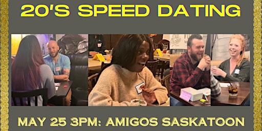 Primaire afbeelding van Speed Date Stoon: Men + Women 20's Speed Dating