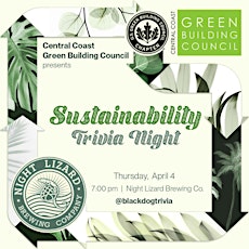 CCGBC's Sustainability Trivia Night Green Drinks April 4th