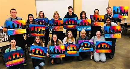 Cleveland Skyline Paint and Sip in Kirtland